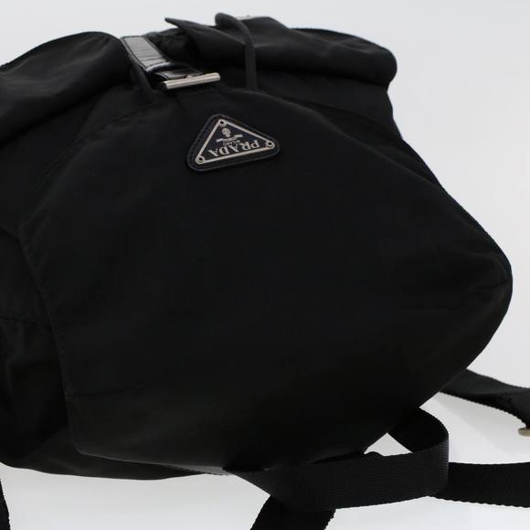 PRADA Backpack Nylon Leather Black Auth ep921 - Picture 6 of 16